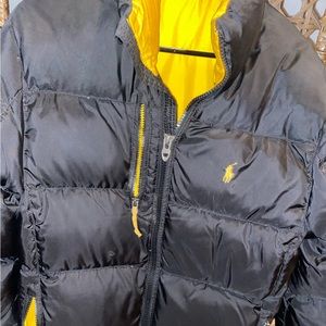 Polo Ralph Lauren goose down/puffer jacket. One pocket zipper doesn’t work.